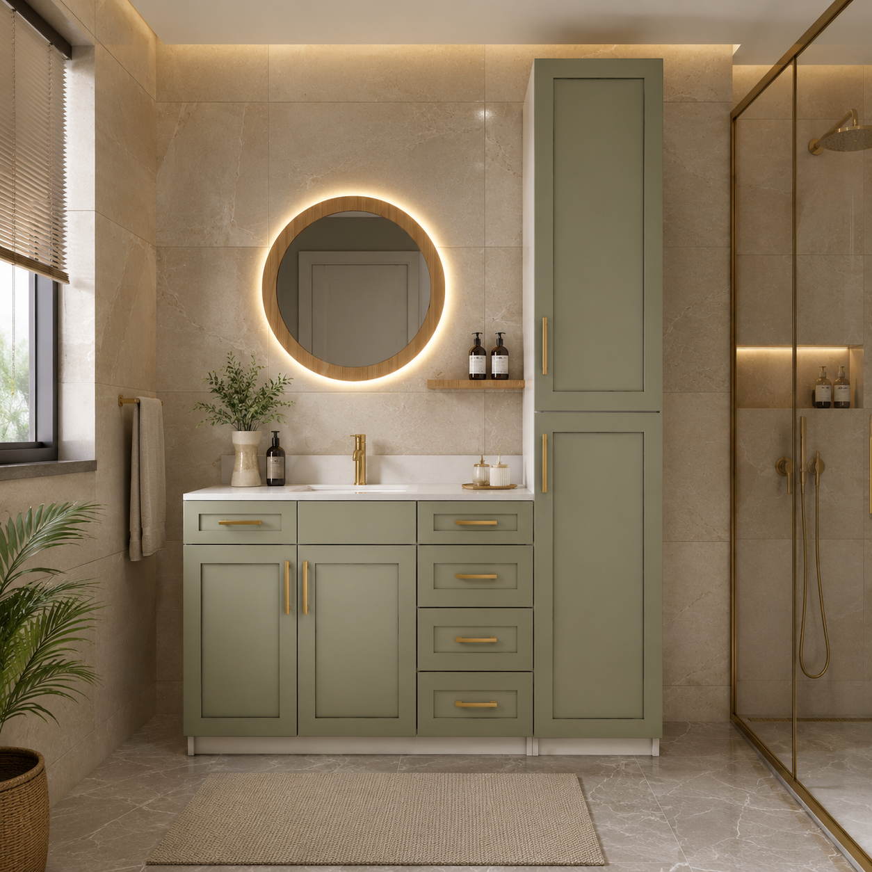 Sage Aura Banyo Dolabı*