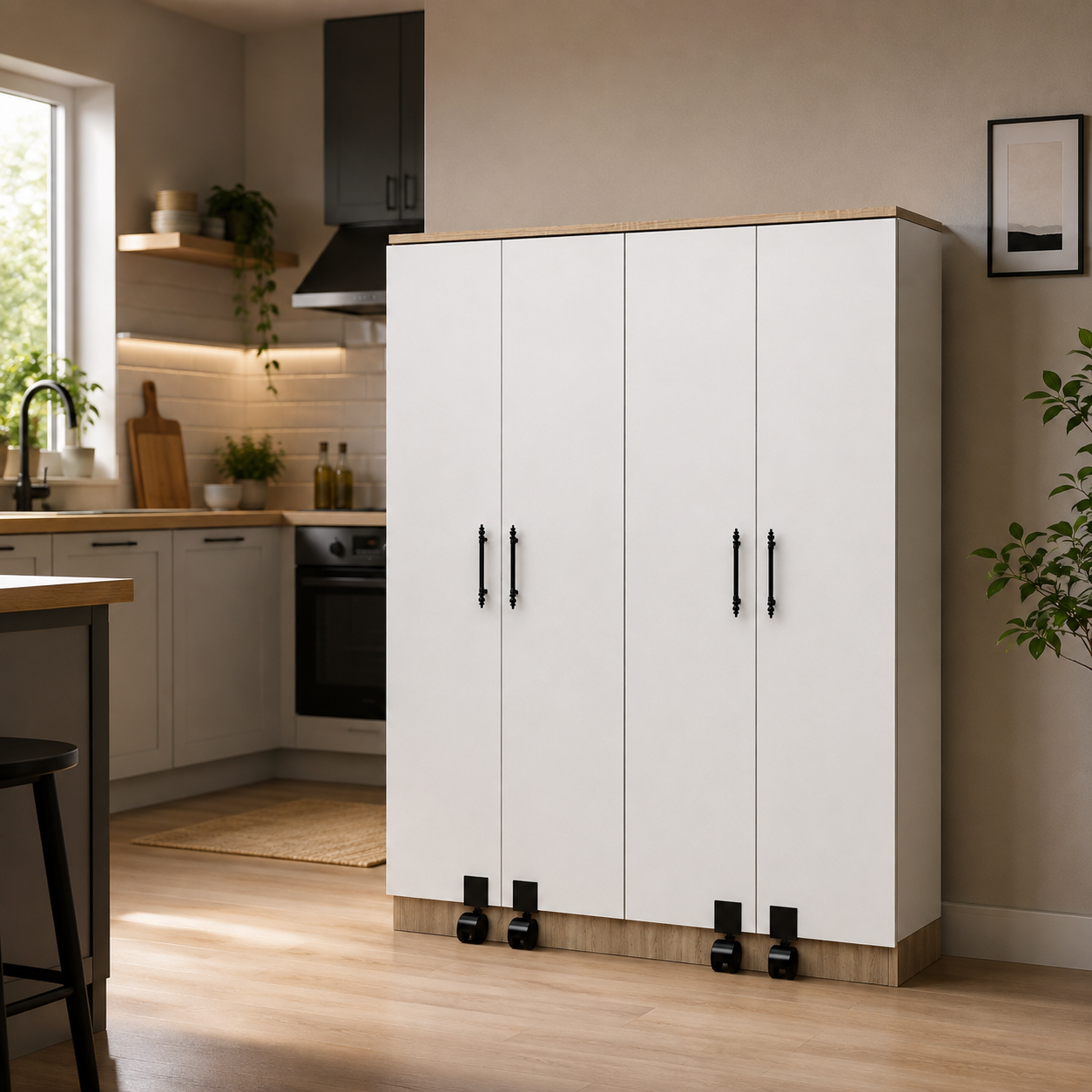 Allium 4 Kapılı Kiler Dolabı