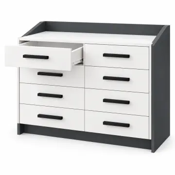 Yamaç 110 Sekiz Çekmeceli Çift Sıralı Şifonyer