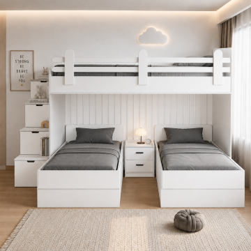 Luna trio 3 yataklı ranza*