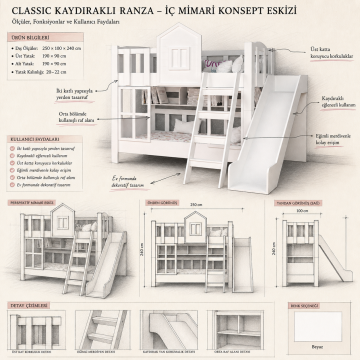 Classic Kaydıraklı Ranza