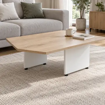 Çapraz Hat 90×70 cm Asimetrik Orta Sehpa