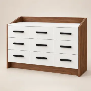 Yamaç 120 Dokuz Çekmeceli Geniş Şifonyer