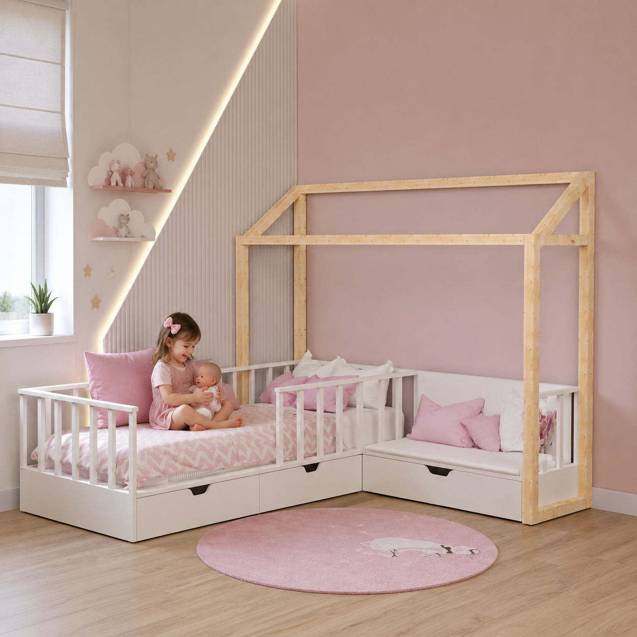 Çatılı Montessori Yatak