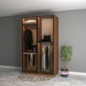 Santiago Reflekte Camlı Gardrop