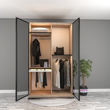 Santiago Reflekte Camlı Gardrop