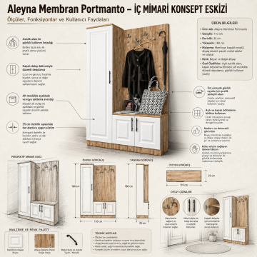 Aleyna Membran Portmanto