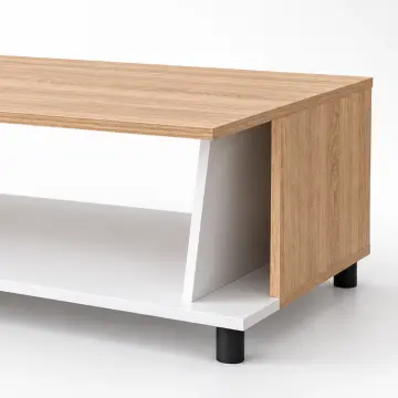 Açık U 90×70 cm Asimetrik Orta Sehpa