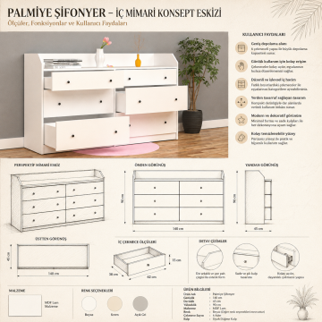 Palmiye Şifonyer