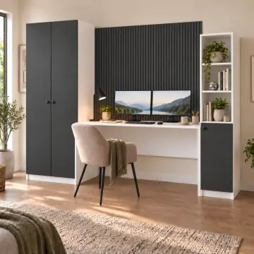 Feris 260 Geniş Masalı Gardıroplu Çalışma Alanı