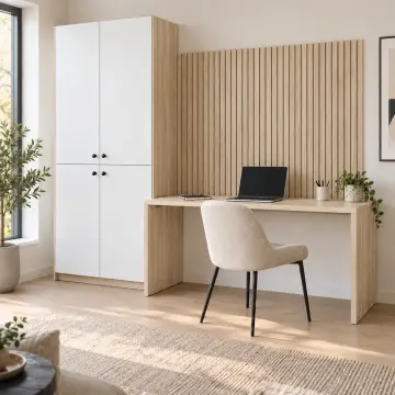 Velin 240 On İki Bölmeli Dosya Dolaplı Çalışma Alanı
