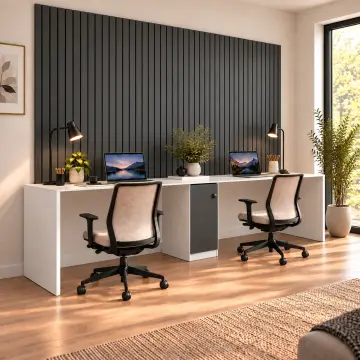 Neris 280 Orta Dolaplı İkili Çalışma Masası