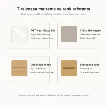 Tirelvessa High Gloss Tek Makineli, Çift MDF Sepet Kasalı, Üç Çekmeceli Temizlik ve Askı Nişli Servis Dolabı 255 cm