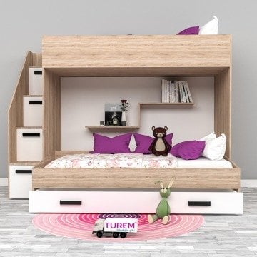 Loft Yandan Merdivenli Ranza