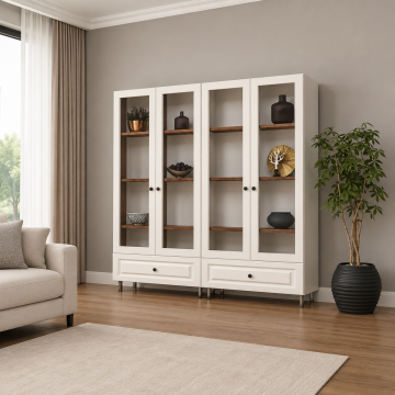 Papatya Membran Camlı Vitrin