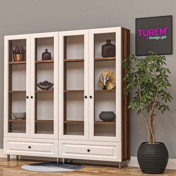 Papatya Membran Camlı Vitrin