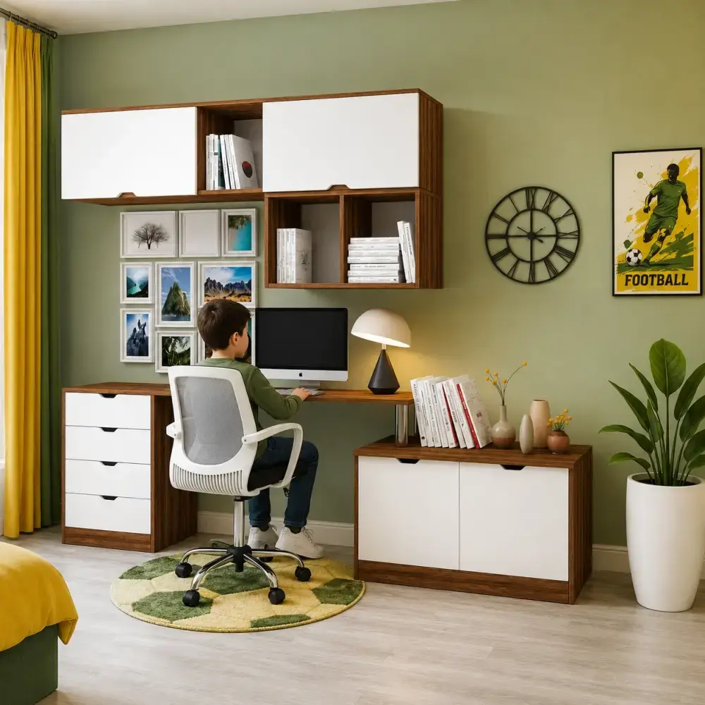 Vario Raflı Çalışma Masası