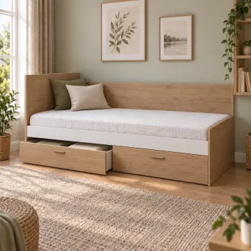Köşe 90x190 Çekmeceli Sedir