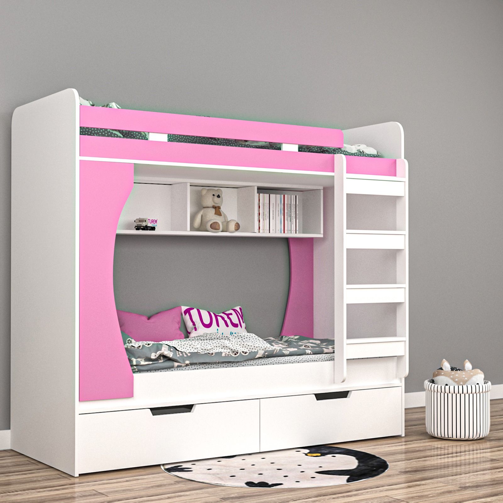 Wreath Klasik Çekmeceli Ranza