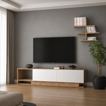 Kar Beyaz Elite Tv Sehpası