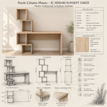 Puzzle Çalışma Masası