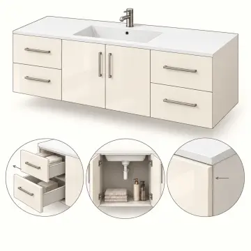 Belisya Banyo Dolabı