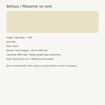 Belisya Banyo Dolabı