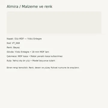 Almira Banyo Dolabı