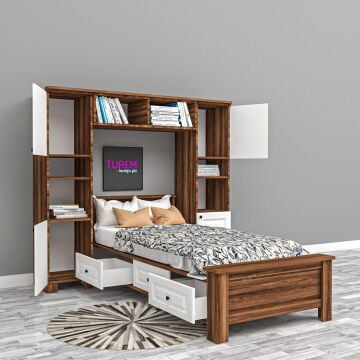 Noun Membran Yatak Üstü Gardrop