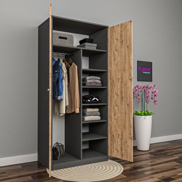 Latte 2 Kapılı Gardrop