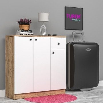 Home Çok Amaçlı 3 Kapılı Dolap