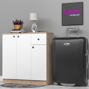 Home Çok Amaçlı 3 Kapılı Dolap