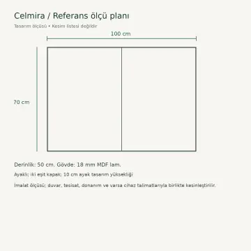 Celmira Banyo Dolabı
