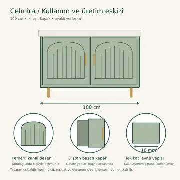 Celmira Banyo Dolabı