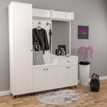 Membran Kapaklı Portmanto Vestiyer