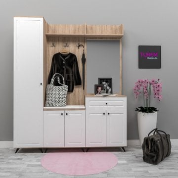 Membran Kapaklı Portmanto Vestiyer