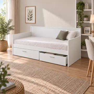 Çerçeve 90x190 Çekmeceli Sedir