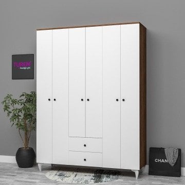 Özel Üretim 6 Kapılı Gardrop