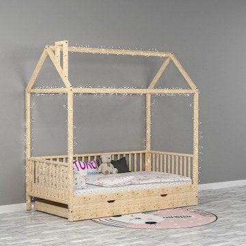 Çatılı Yavrulu Montessori Yatak