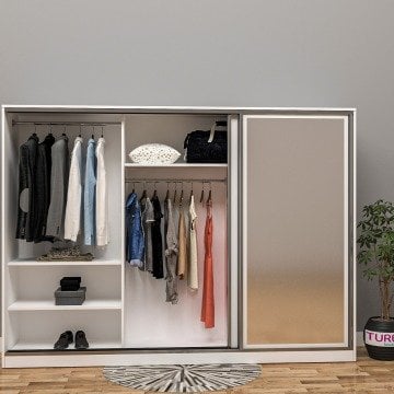 Açelya Sürgülü Gardırop