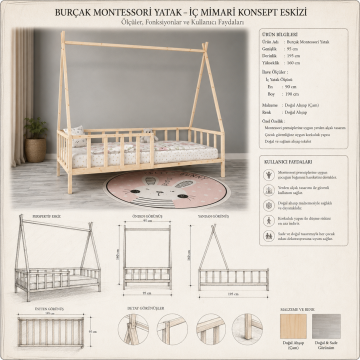 Burçak Montessori Yatak