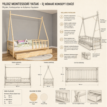 Yıldız Montessori Yatak