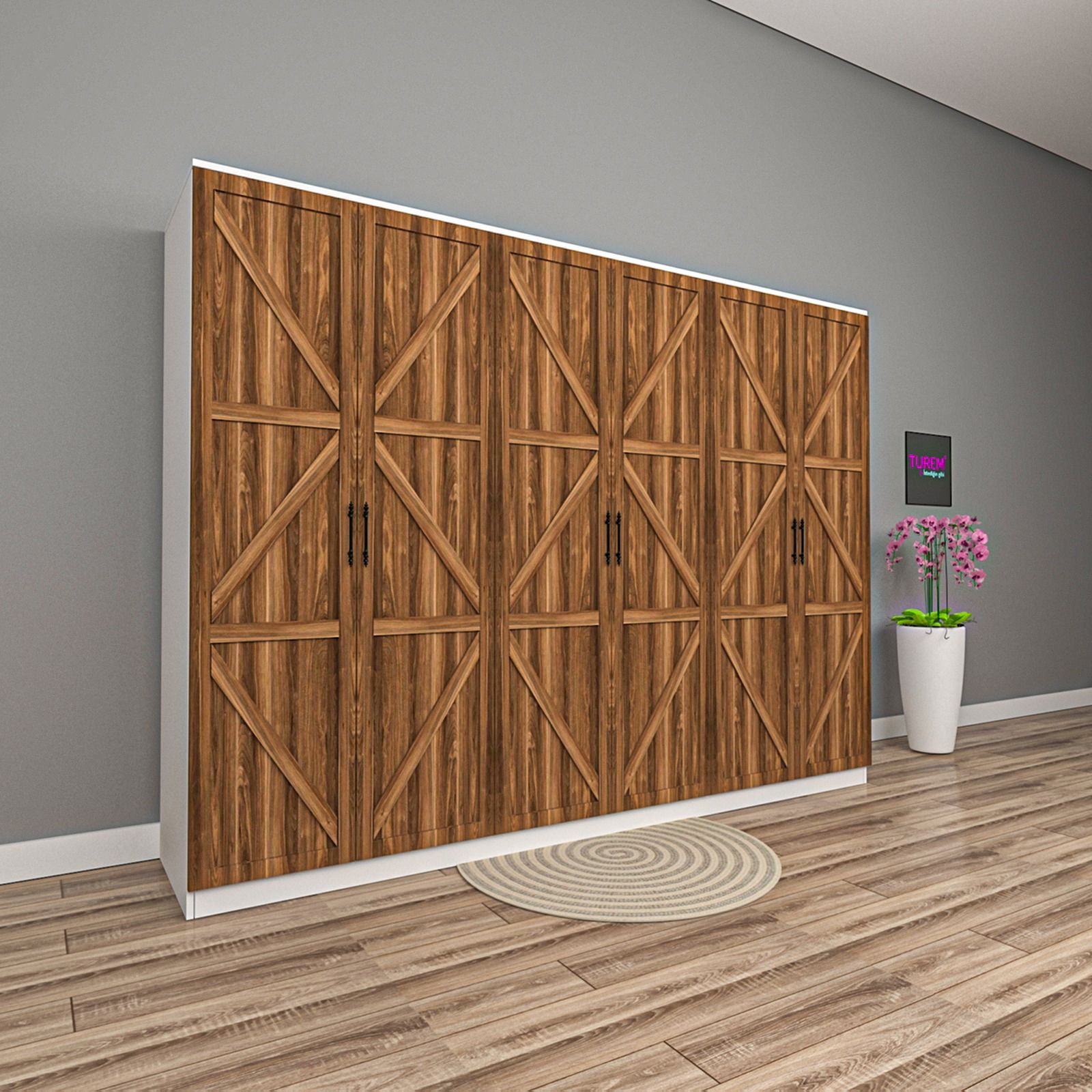 Pierloti 6 Kapılı Gardrop