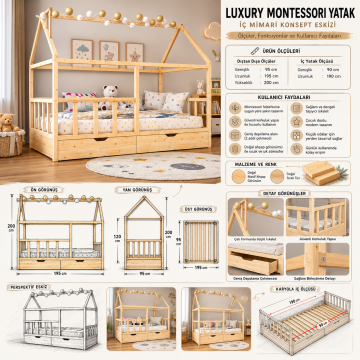 Luxury Montessori Yatak