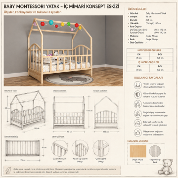 Baby Montessori Yatak