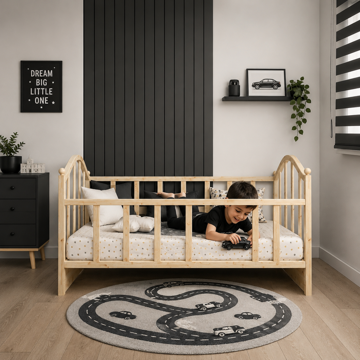 İskelet Montessori Yatak