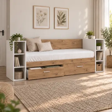 Nisan 90x190 Çekmeceli Sedir