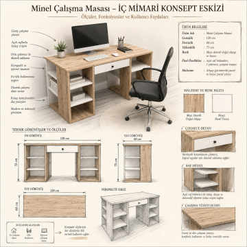 Minel Çalışma Masası