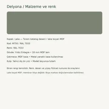 Delyona Lake Banyo Dolabı