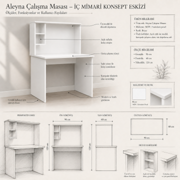Aleyna Çalışma Masası